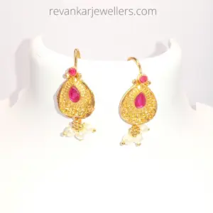 Gold Plated Moti Bugdi